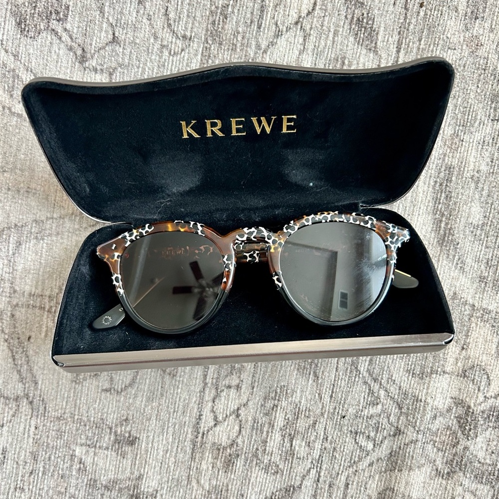 KREWE Tortoise Shell Sunglasses
